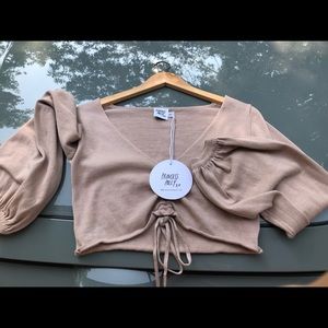 Princess Polly beige top